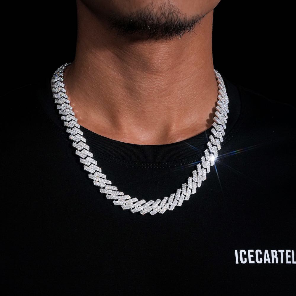Cuban Link Chain VVS1 Moissanite GRA Certified