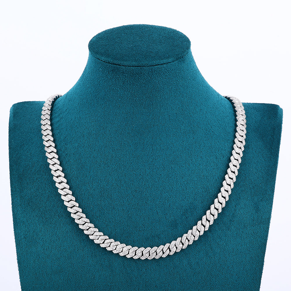Cuban Link Chain VVS1 Moissanite GRA Certified
