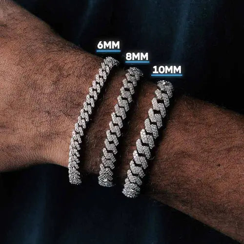 Cuban Link Bracelet VVS1 Moissanite GRA Certified