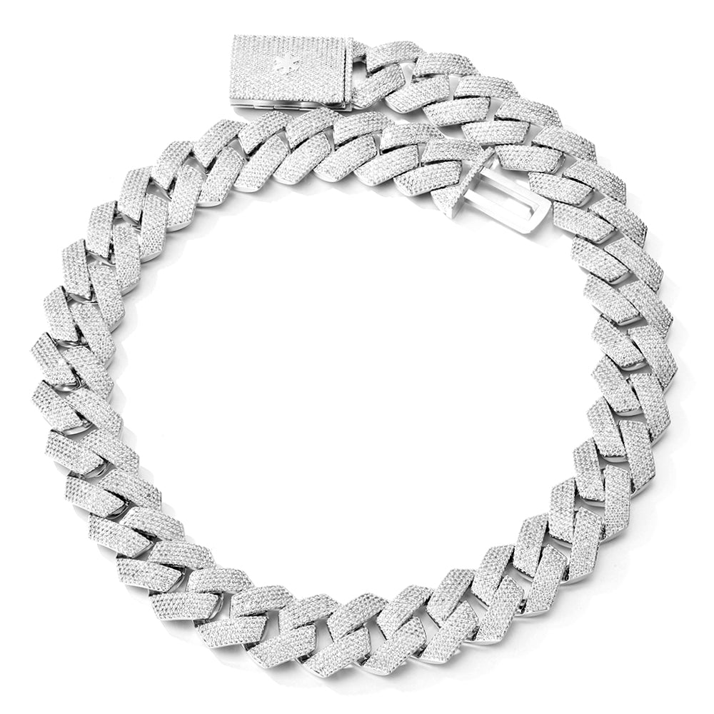 Cuban Link Chain VVS1 Moissanite GRA Certified