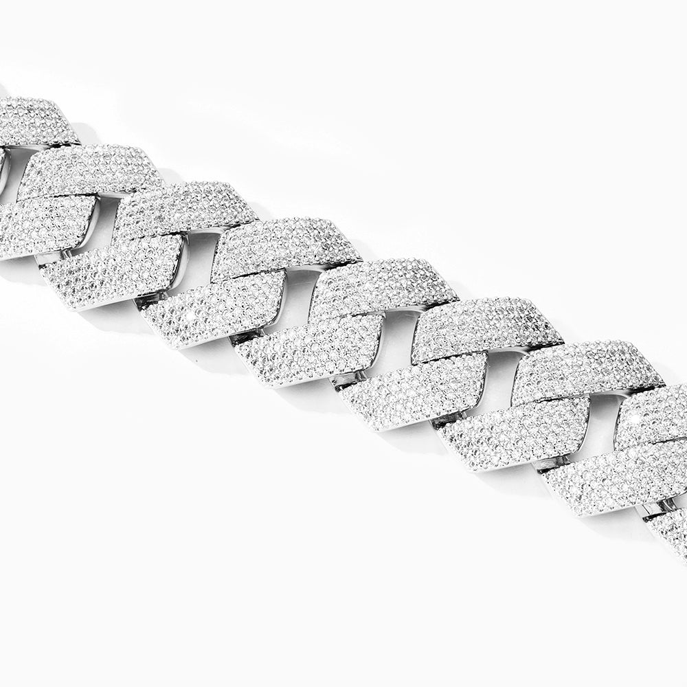 Cuban Link Chain VVS1 Moissanite GRA Certified