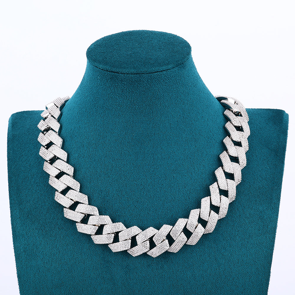Cuban Link Chain VVS1 Moissanite GRA Certified