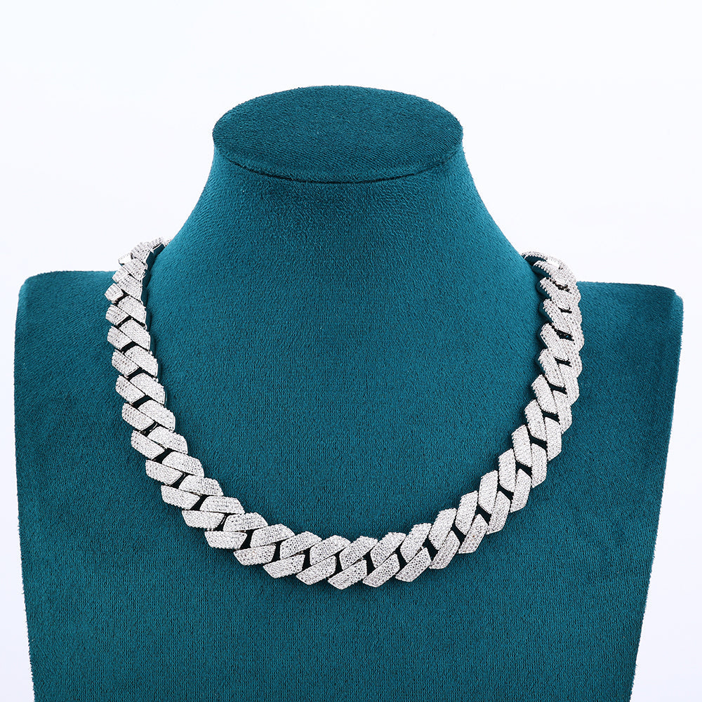 Cuban Link Chain VVS1 Moissanite GRA Certified