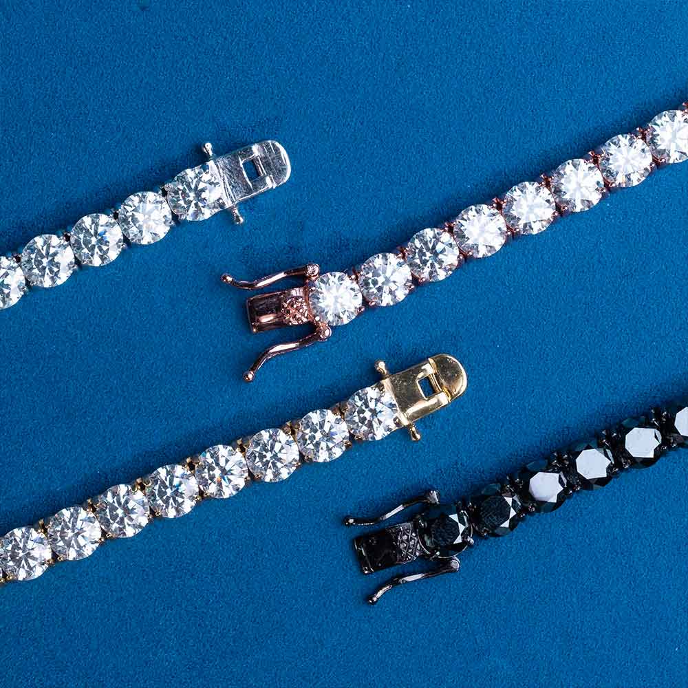 Tennis Bracelet VVS1 Moissanite GRA Certified