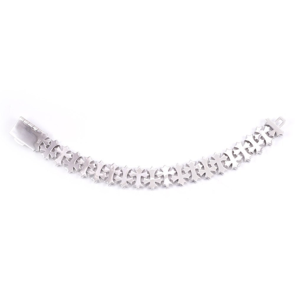 Cross Link Bracelet VVS1 Moissanite GRA Certified