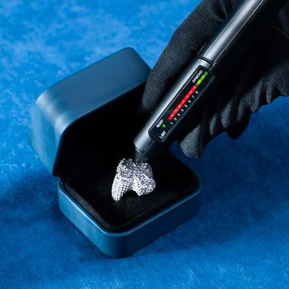 Fleur Cross Ring VVS1 Moissanite GRA Certified