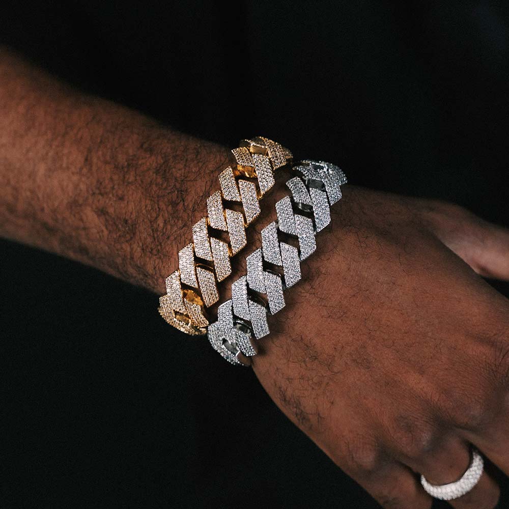 Cuban Link Bracelet VVS1 Moissanite GRA Certified