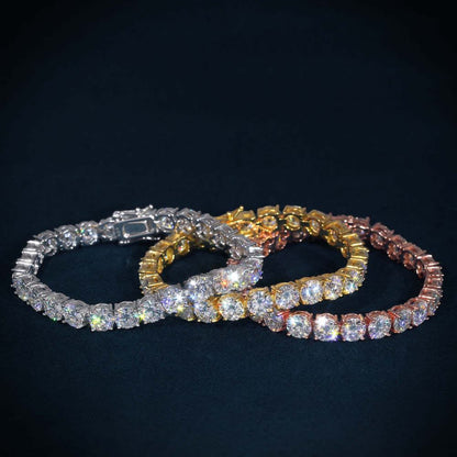 Tennis Bracelet VVS1 Moissanite GRA Certified
