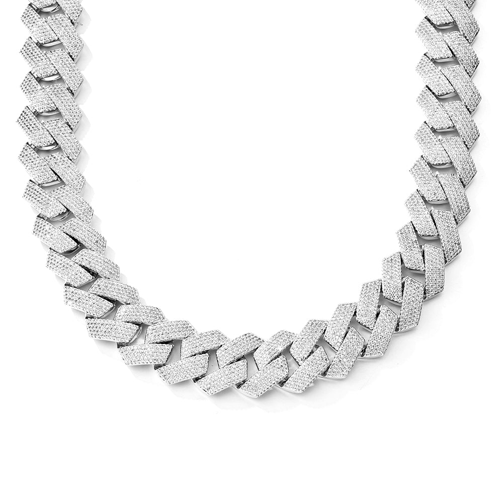 Cuban Link Chain VVS1 Moissanite GRA Certified