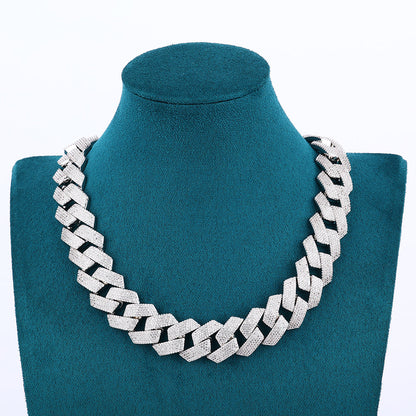 Cuban Link Chain VVS1 Moissanite GRA Certified