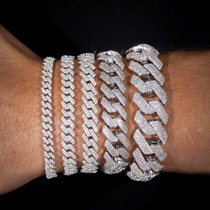 Cuban Link Bracelet VVS1 Moissanite GRA Certified