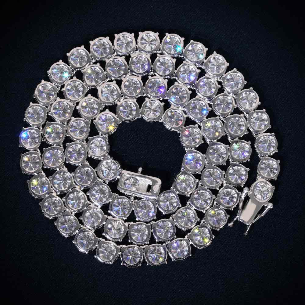 Tennis Chain VVS1 Moissanite GRA Certified