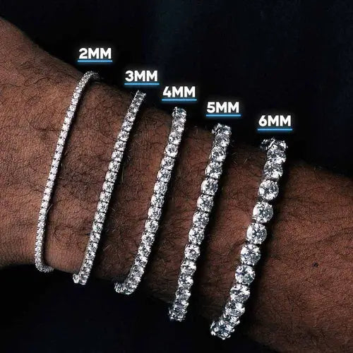 Tennis Bracelet VVS1 Moissanite GRA Certified