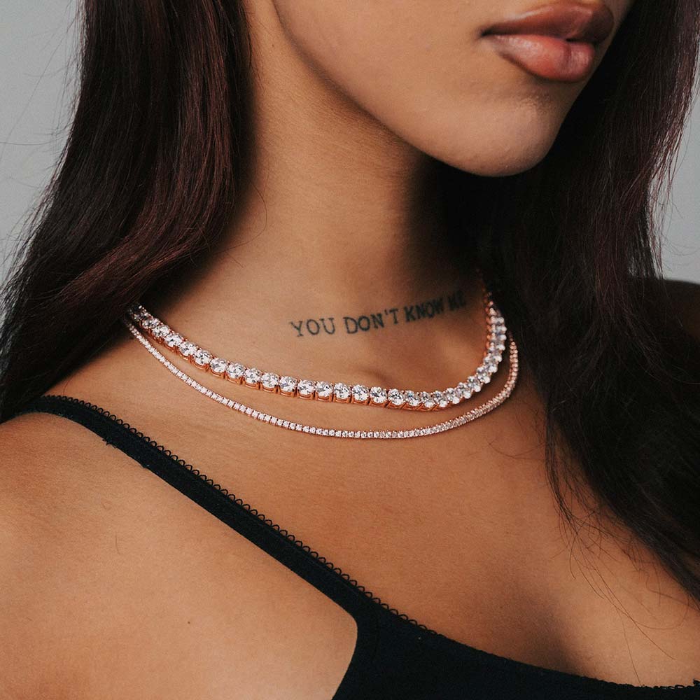 Tennis Chain VVS1 Moissanite GRA Certified